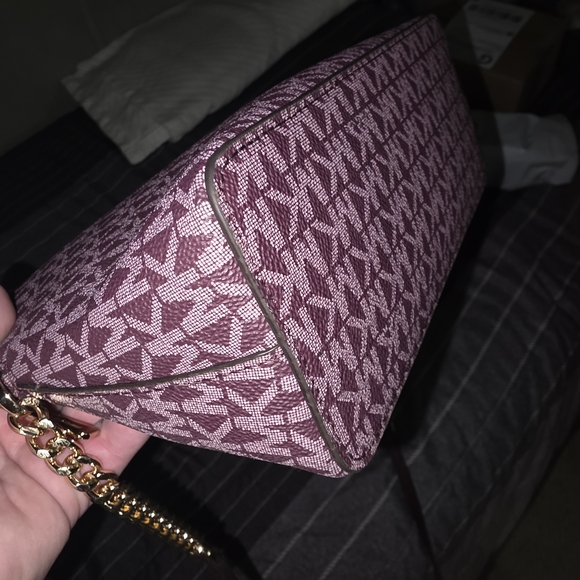 Michael Kors Maroon Crossbody Bag - Picture 5 of 9